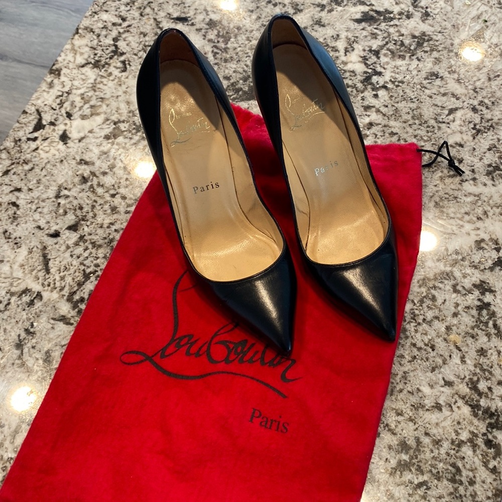 Black Christian Louboutin Stilettos